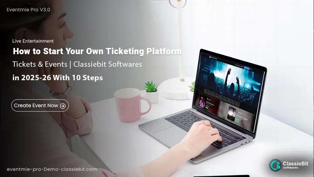 How to Start Your Own Ticketing Platform in 2025-26 With 10 Steps | Classiebit Software